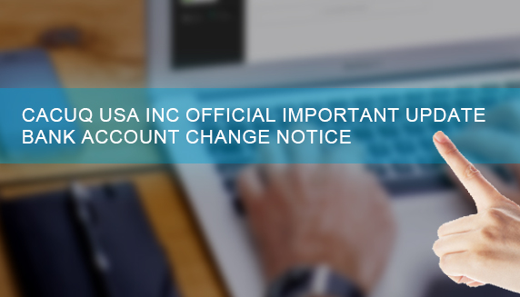Important Notice | Bank Account Change |From 18th March 2024
