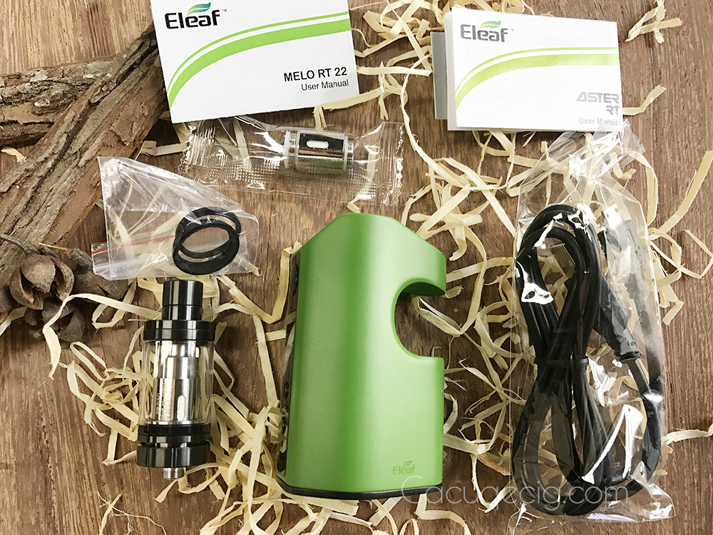 Review of ELEAF Aster RT + Melo RT 22 4400mah