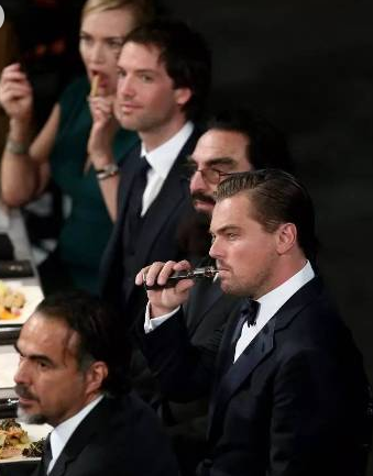 Vaping spokesman Leonardo DiCaprio