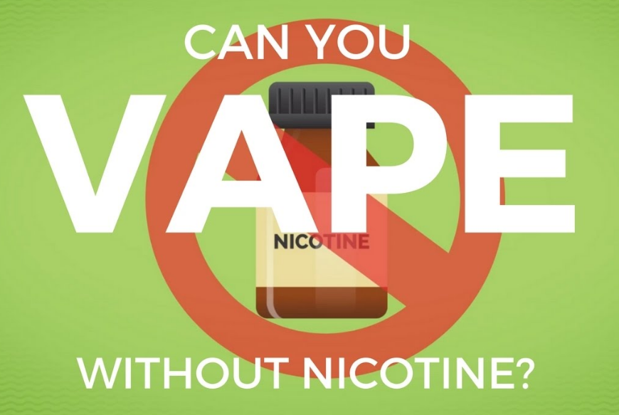 Vaping without Nicotine
