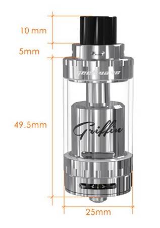 Review of GEEKVAPE Griffin 25 Plus RTA Atomizer